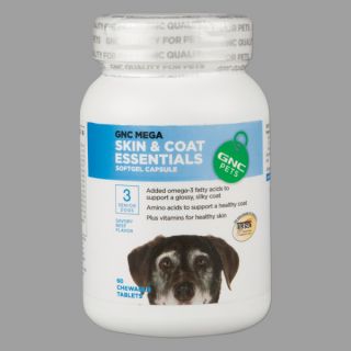 GNC Mega Skin & Coat Essentials for Senior Dogs   Sale   Dog