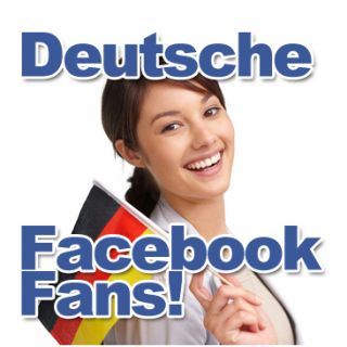Facebook Fans   Facebook Seite Promotion   nur deutsche Fans   keine