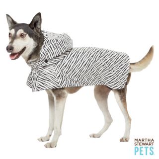 Martha Stewart Pets™ Zebra Dog Rain Coat