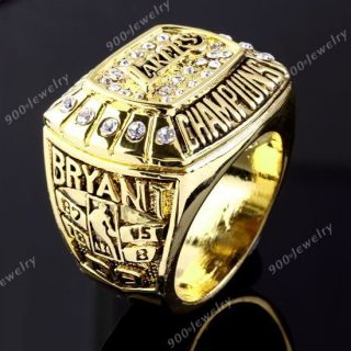 NBA 2000 Los Angeles Lakers Kobe Bryant Championship Mens Ring Replica