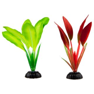 Top Fin® Sword Leaf Silk Plastic Plants   Decorations   Fish