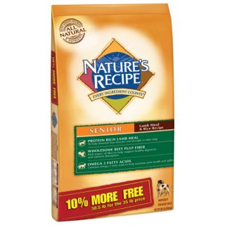 Nature's Recipe Senior Lamb Meal & Rice Recipe   Food   Dog