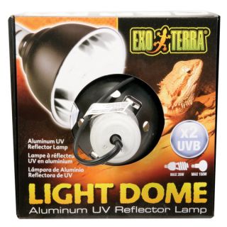 Exo Terra Light Dome Aluminum UV Reflector Lamp   Sale   Reptile