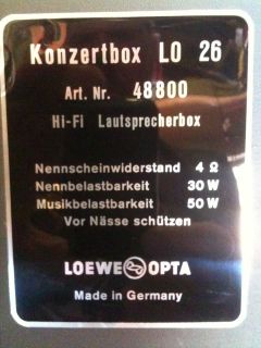 Hallo hier handelt es sich um Originale Lautsprecher Boxen von Loewe