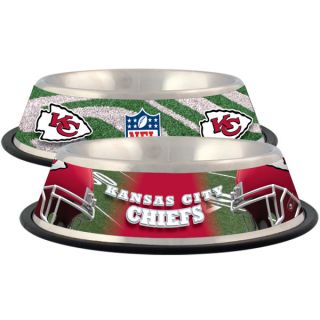 Kansas City Chiefs Stainless Steel Pet Bowl   Team Shop   Dog