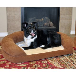 K&H Pet Products Ortho Bolster Sleeper   Brown