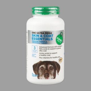 GNC Ultra Mega Skin & Coat Essentials for Senior Dogs   Sale   Dog