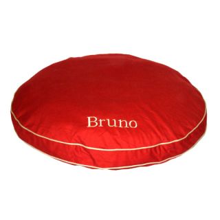 arolina Pet Personalized Round A Bout Pet Bed   Red