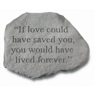 If Love Could Have Saved YouPet Memorial Stone   Pet Memorial   Cat