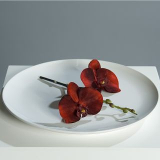 Orchideen Zweig Orchidee Hochzeit Tischdeko rot 26 cm