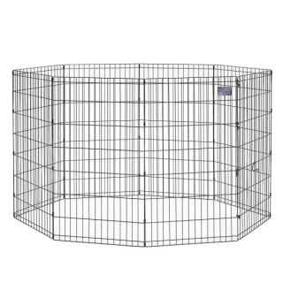 Midwest Black Exercise Pen Without Door   42"   Gates & Exercise Pens   Dog