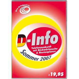 Info Rückwärts + Routenplaner Sommer 2007 Software
