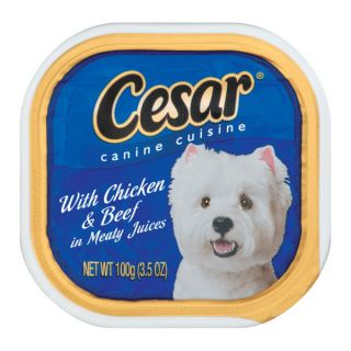 cesar canine cuisine with Chicken and Beef in Meaty Juices   Sale   Dog