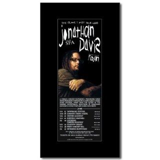 KORN Jonathan Davis   UK Tour 2008 380x202mm Matted Music Print/Mini