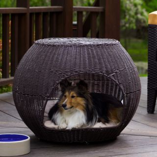 The Refined Canine Indoor/Outdoor Igloo Pet Bed   Beds   Dog