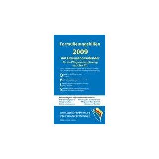 Formulierungshilfen 2009 für die Pflegeprozessplanung nach den ATL
