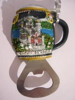 Magnet SCHLOSS NEUSCHWANSTEIN,Flaschenöffner,NEU