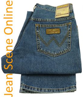 New Wrangler Ohio Comfort Fit Jeans Stonewash W34 L30