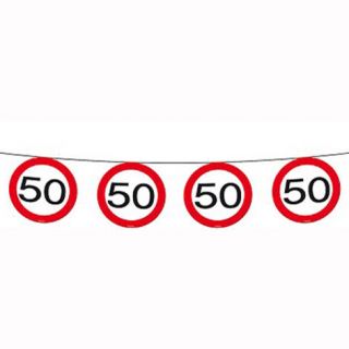 Verkehrsschild 50, 6m, 15 Schilder   (GP 100 cm  0,37 EUR)