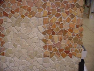 Bruchmosaik Bruch Naturstein Antik Marmor Mosaik Pool