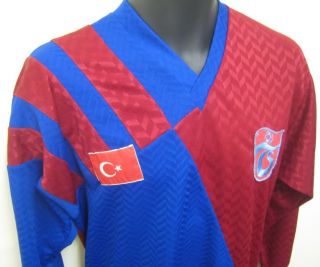 Vtg Player Issue Trabzonspor Football Shirt Trikot Turkish Jersey 70s