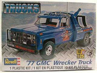 GMC Wrecker Truck 1977 Abschlepper, Kunststoffbausatz, Modellauto 125