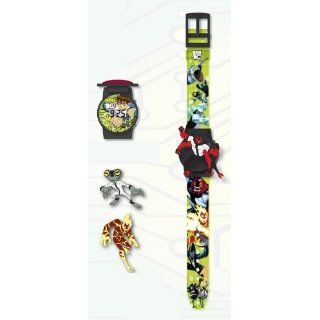 Ben10 LCD Kinderarmbanduhr mit austauchbarem Abdeckungsmotiv 12x28 cm