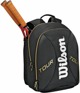 Tour Backpack Rucksack schwarz/gold UVP 39,95€ Tennis Taschen  NEU
