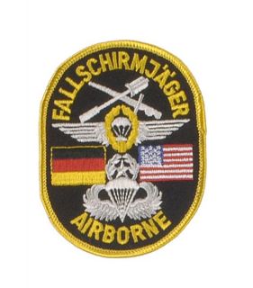 Patch Abzeichen ´Deutsch   Amerikanische Fallschirmjäger Airborne