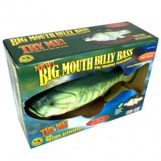 singender und tanzender Fisch mit Bewegungsmelder   Big Mouth Billy
