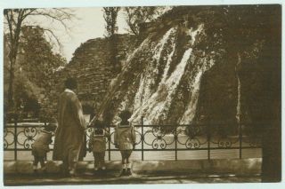 AK 48 Budapest, Wasserfall St. Margarethen Insel 1927