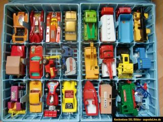 Matchbox Koffer mit 48 Fahrzeugen