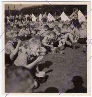 Foto HJ Pimpfe Jugend Zelt Lager WWII