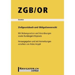 Zivilgesetzbuch und Obligationenrecht (ZGB/OR) (f. d. Schweiz) 