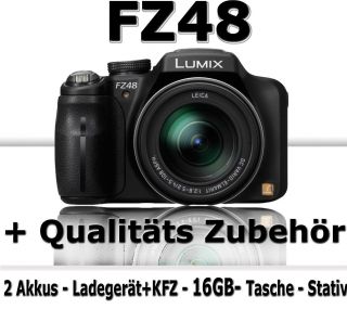 Panasonic Lumix FZ48 Digitalkamera + Mega Zubehör 16 5025232639731