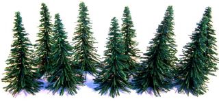 10er Pack Bäume Tanne Kiefer Baum Wald Park ect. 8cm
