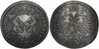 D429 Regensburg Stadt 1 Taler 1694 mit Titel Leopolds I.