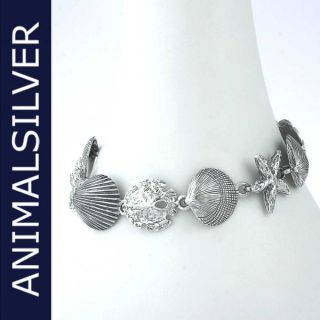 ANIMALSILVER Silberarmband MUSCHEL SEESTERN C SI 0049