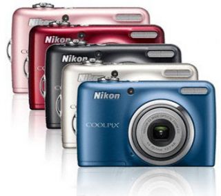 Nikon Coolpix L23 Digitalkamera (10 Megapixel, 5 fach opt. Zoom, 6,7