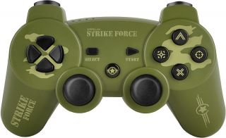 SPEEDLINK STRIKE FX Wireless Gamepad für PC & PS3 Playstation 3, Army