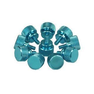 InLine® Rändelschrauben für Gehäuse, blau, 10er Pack 