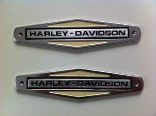 Harley Davidson Tankembleme Tankschilder Tank Embleme mit Adapter Kit