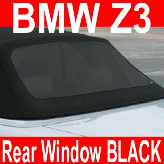 BMW Z3 Convertible Top Rear Window Cabriolet Cabrio black tint New