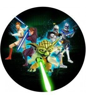 Tortenaufleger Clone Wars Yoda Star Wars Party Geburtstag Neuheit