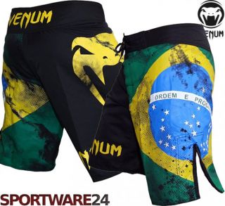 Venum Fight Shorts Brazilian Flag schwarz M/L/XL/XXL MMA UFC Muay Thai