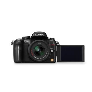 Panasonic Lumix DMC GH2KEG K Systemkamera (16 Megapixel, 3 Display