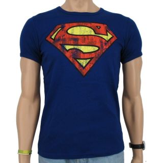 Logoshirt   Superman Logo Vintage T Shirt Slim Fit, roy