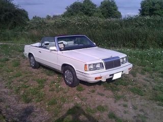 1986 Chrysler LeBaron Convertible Garagenfund Rostfrei Vollfahrbereit