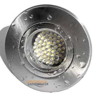 LED Einbaustrahler Aqua44 Bad Dusche 12Volt IP44 +Trafo