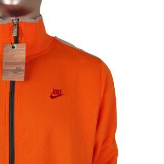 Nike Sport Jacke Herren Top Sportanzug Retro Vintage Orange S M L XL